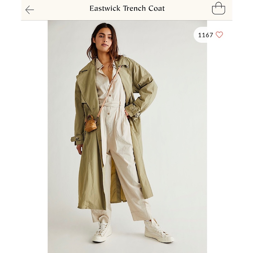 Free People Eastwick Trench Coat